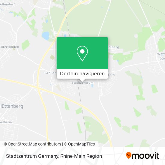 Stadtzentrum Germany Karte