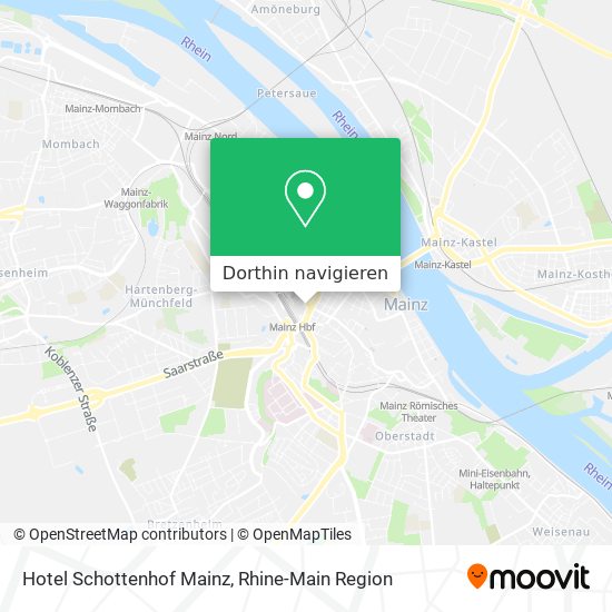 Hotel Schottenhof Mainz Karte