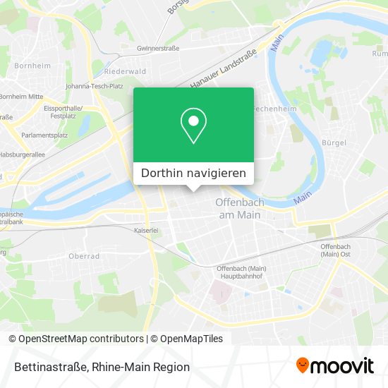 Bettinastraße Karte