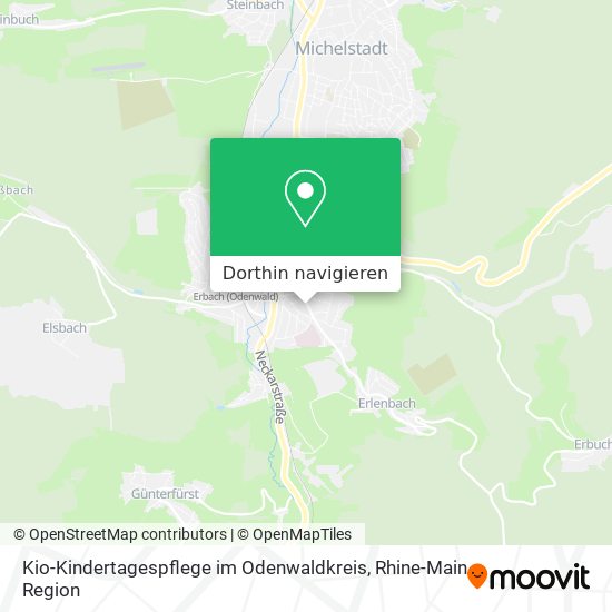 Kio-Kindertagespflege im Odenwaldkreis Karte