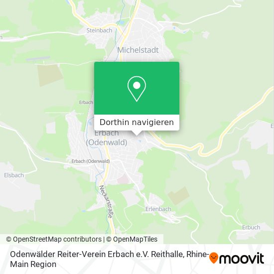 Odenwälder Reiter-Verein Erbach e.V. Reithalle Karte