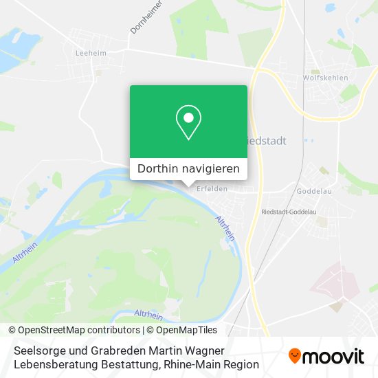 Seelsorge und Grabreden Martin Wagner Lebensberatung Bestattung Karte