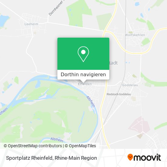 Sportplatz Rheinfeld Karte
