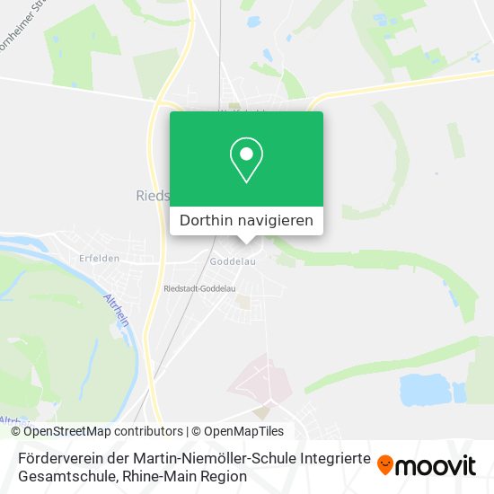 Förderverein der Martin-Niemöller-Schule Integrierte Gesamtschule Karte