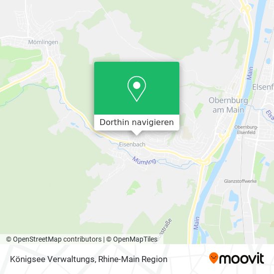 Königsee Verwaltungs Karte