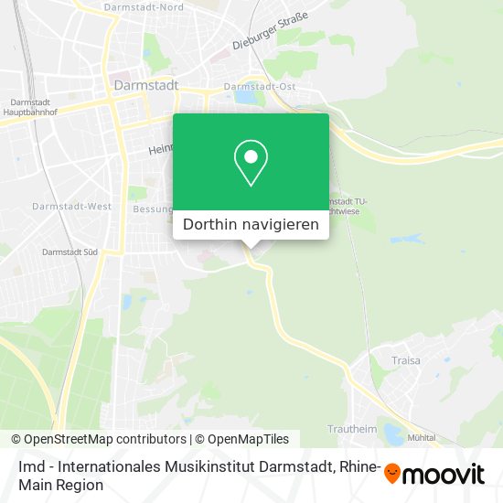 Imd - Internationales Musikinstitut Darmstadt Karte