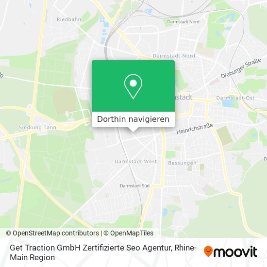 Get Traction GmbH Zertifizierte Seo Agentur Karte