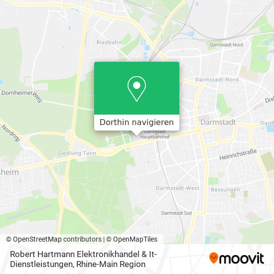 Robert Hartmann Elektronikhandel & It-Dienstleistungen Karte