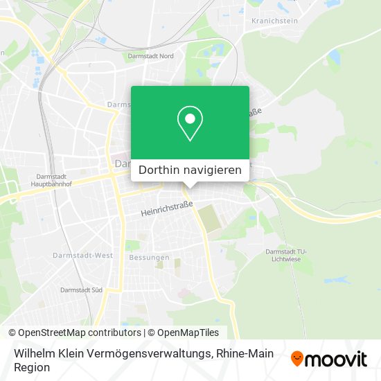 Wilhelm Klein Vermögensverwaltungs Karte