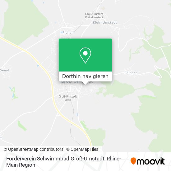 Förderverein Schwimmbad Groß-Umstadt Karte