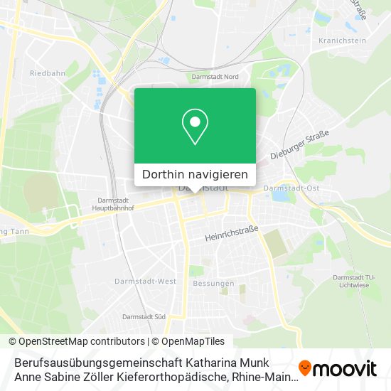 Berufsausübungsgemeinschaft Katharina Munk Anne Sabine Zöller Kieferorthopädische Karte