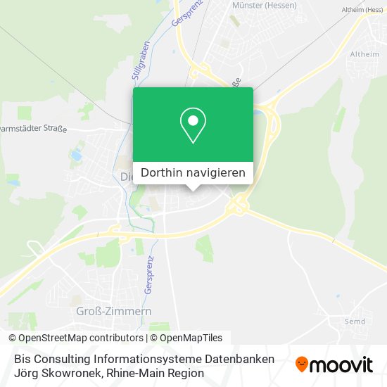 Bis Consulting Informationsysteme Datenbanken Jörg Skowronek Karte