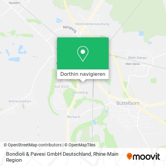 Bondioli & Pavesi GmbH Deutschland Karte