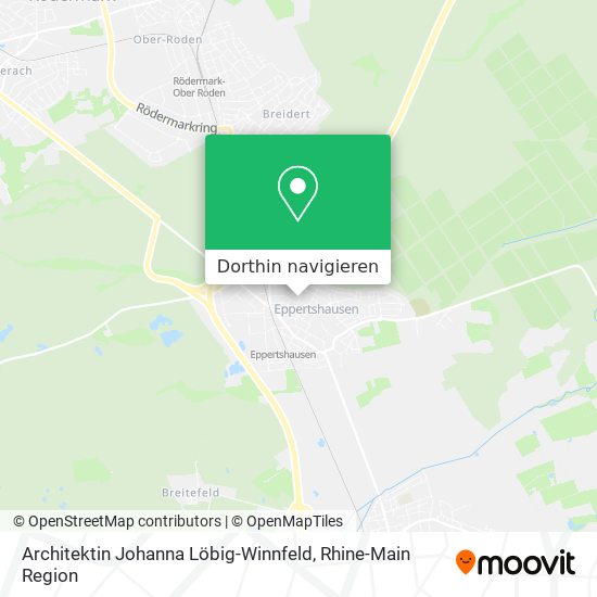 Architektin Johanna Löbig-Winnfeld Karte