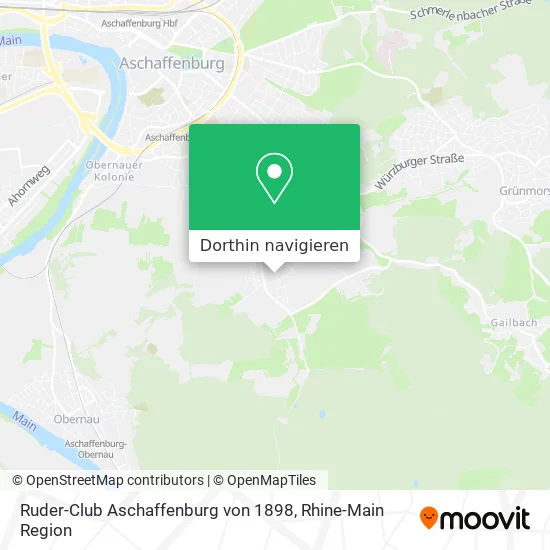 Ruder-Club Aschaffenburg von 1898 Karte