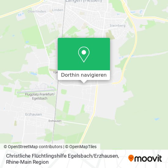 Christliche Flüchtlingshilfe Egelsbach / Erzhausen Karte