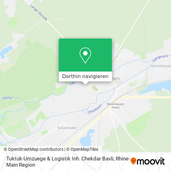 Tuktuk-Umzuege & Logistik Inh. Chekdar Bavli Karte