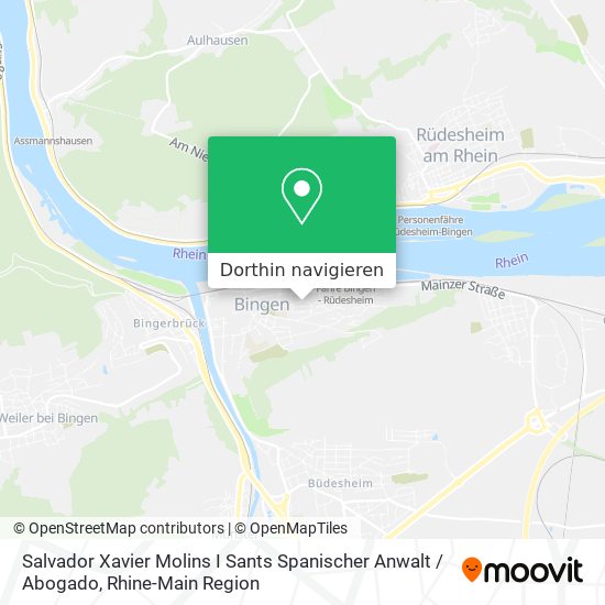 Salvador Xavier Molins I Sants Spanischer Anwalt / Abogado Karte