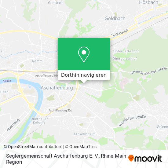 Seglergemeinschaft Aschaffenburg E. V. Karte