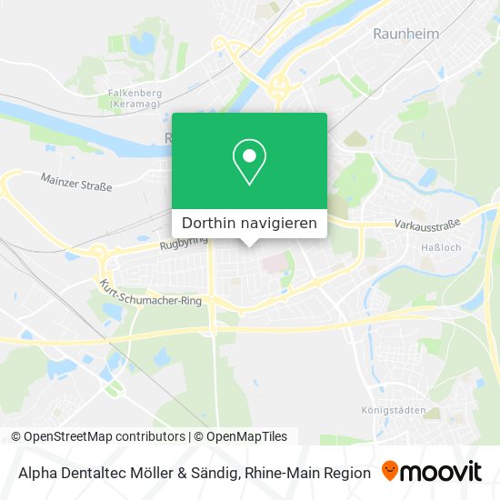 Alpha Dentaltec Möller & Sändig Karte