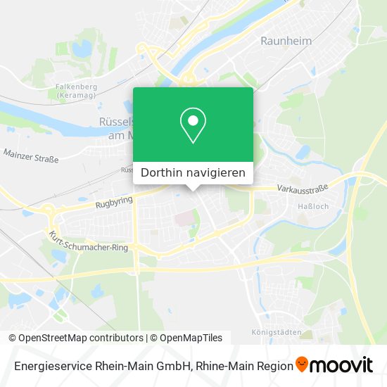 Energieservice Rhein-Main GmbH Karte