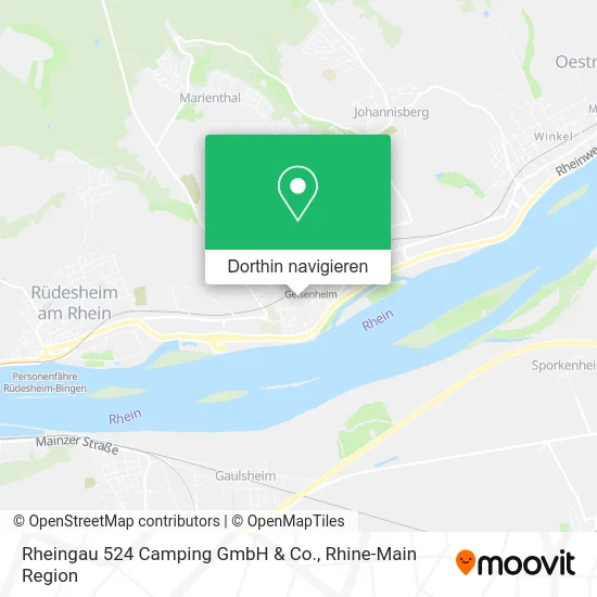 Rheingau 524 Camping GmbH & Co. Karte
