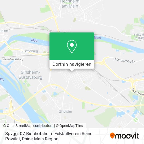 Spvgg. 07 Bischofsheim Fußballverein Reiner Powilat Karte