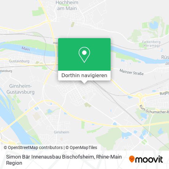 Simon Bär Innenausbau Bischofsheim Karte