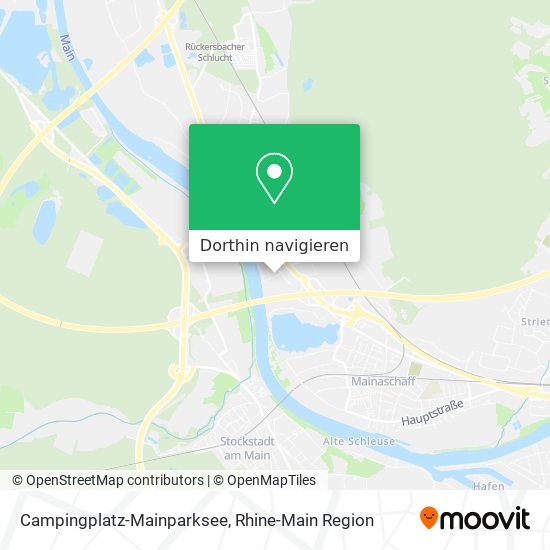 Campingplatz-Mainparksee Karte