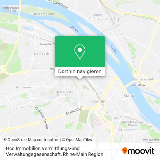 Hcs Immobilien Vermittlungs-und Verwaltungsgesenschaft Karte
