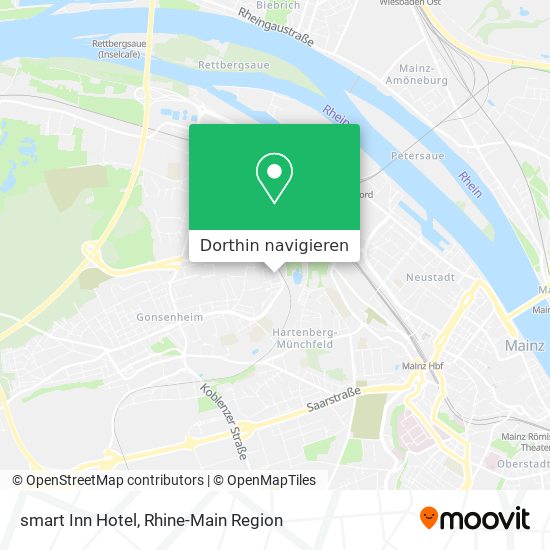 smart Inn Hotel Karte