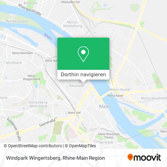 Windpark Wingertsberg Karte