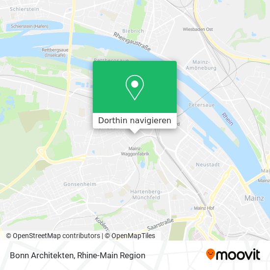 Bonn Architekten Karte
