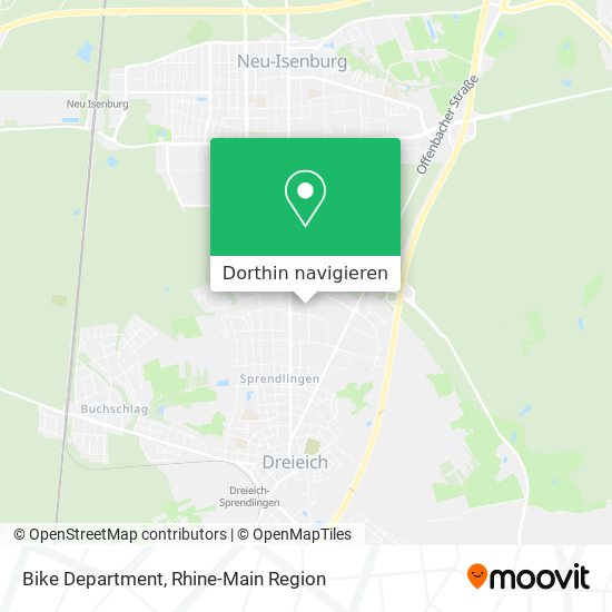 Bike Department Karte
