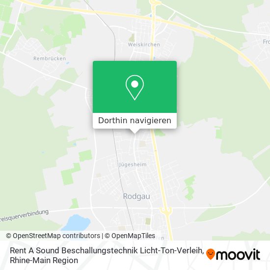 Rent A Sound Beschallungstechnik Licht-Ton-Verleih Karte
