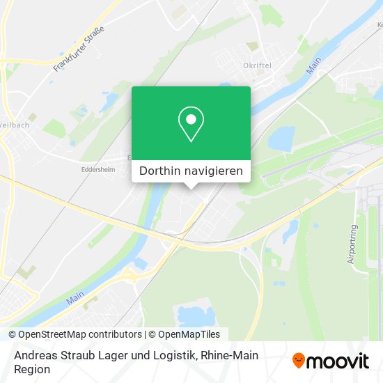 Andreas Straub Lager und Logistik Karte