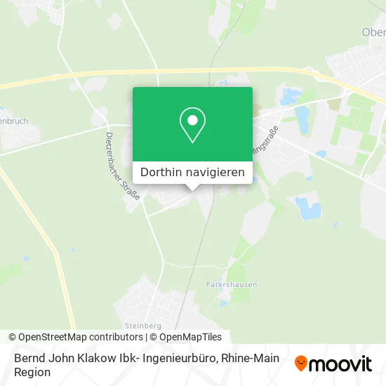 Bernd John Klakow Ibk- Ingenieurbüro Karte
