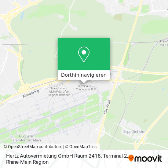 Hertz Autovermietung GmbH Raum 2418, Terminal 2 Karte