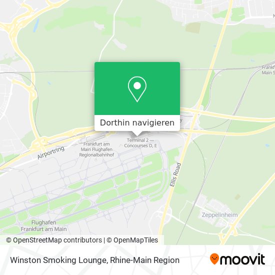 Winston Smoking Lounge Karte