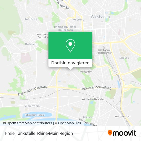 Freie Tankstelle Karte