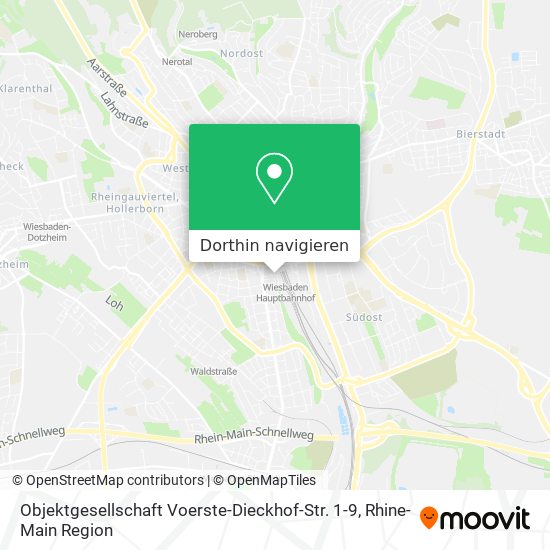 Objektgesellschaft Voerste-Dieckhof-Str. 1-9 Karte