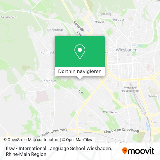 Ilsw - International Language School Wiesbaden Karte