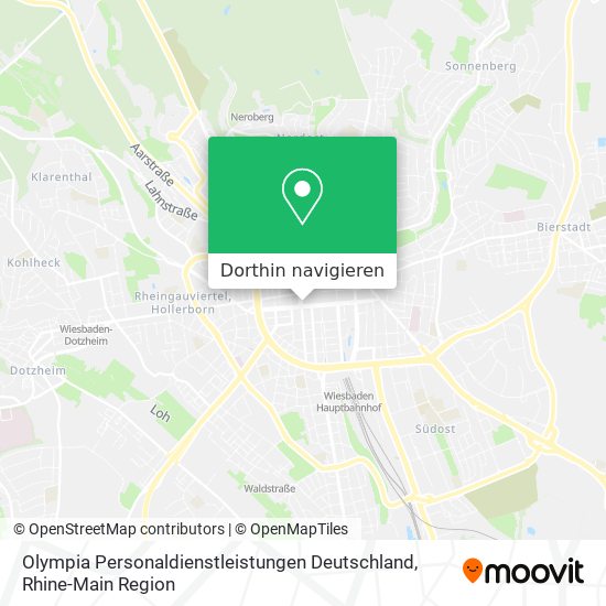 Olympia Personaldienstleistungen Deutschland Karte
