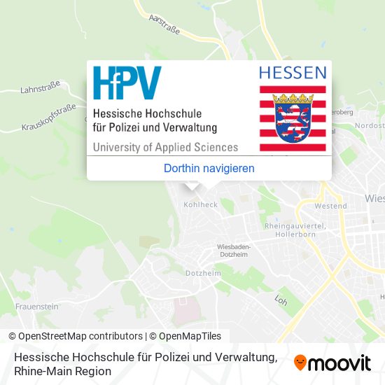 Hessische Hochschule für Polizei und Verwaltung Karte