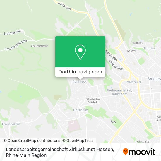 Landesarbeitsgemeinschaft Zirkuskunst Hessen Karte