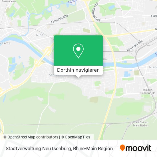 Stadtverwaltung Neu Isenburg Karte