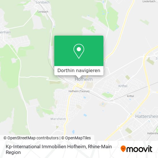 Kp-International Immobilien Hofheim Karte