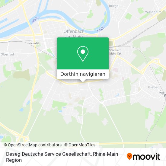 Deseg Deutsche Service Gesellschaft Karte