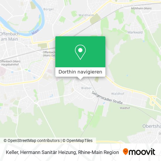 Keller, Hermann Sanitär Heizung Karte