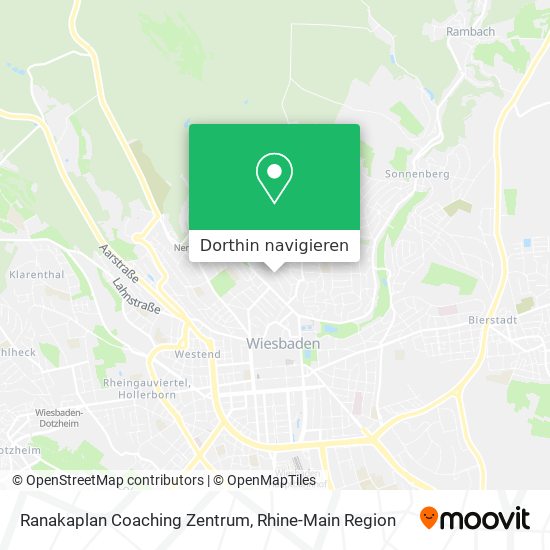 Ranakaplan Coaching Zentrum Karte